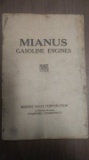 Early Mianus gasoline engines 12 page booklet