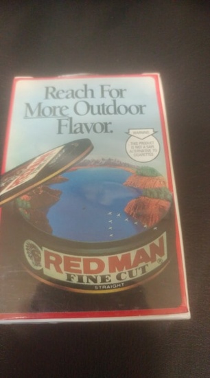 Sealed deck Red Man chewing tobacco playing cards