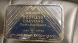Bradley's dustless crayons tin