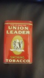 Union Leader tobacco tin