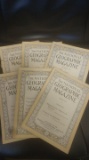 1920 National Geographic magazines lot of 6