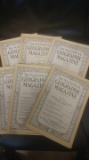 Lot of 1921 & 1922 National Geographic magazines 6 total