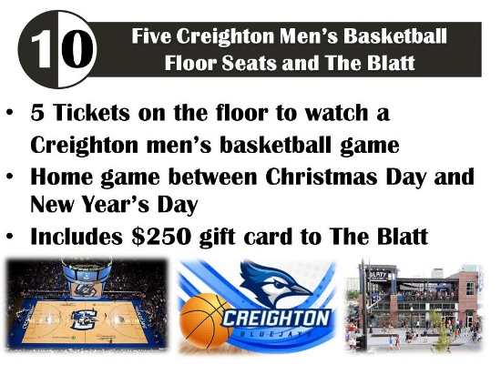 Five Creighton Men’s Basketball Floor Seats And The Blatt