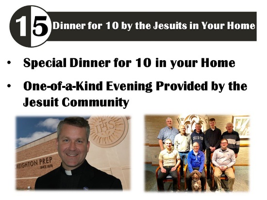 Dinner For 10 By The Jesuits In Your Home