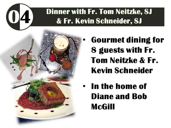 Dinner With Fr. Tom Neitzke, Sj And Fr. Kevin Schneider, Sj In The Home Of Diane And Bob Mcgill