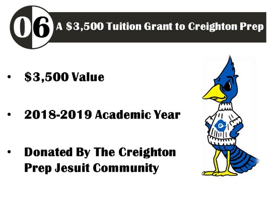 A $3,500 Tuition Grant To Creighton Prep