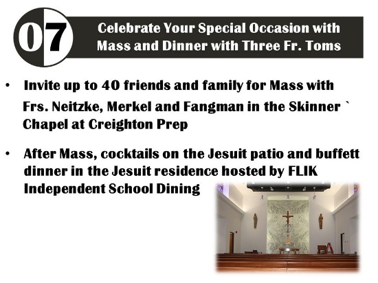Celebrate Your Special Occasion With Mass And Dinner With Three Fr. Toms: Neitzke, Merkel & Fangman