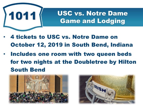 USC vs. Notre Dame Game and Lodging