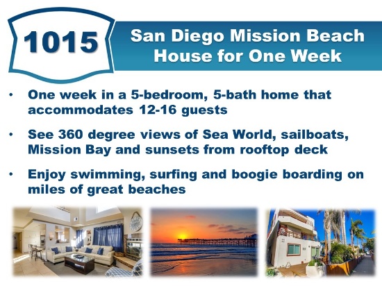 San Diego Mission Beach House for One Week