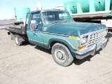 1978 Ford 1/2 Ton with Flatbed and Fuel Tank