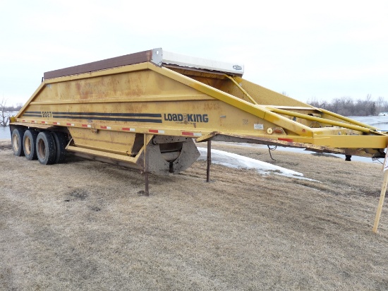 '85 Load King 2027 3-Axle Belly Dump Trailer