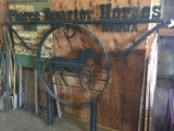 Metal Quarter Horse Sign