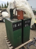 2-Phillips 50 Gal. Oil Dispensers w/Pumps