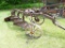 Antique 3 Bottom Plow on Steel Wheels