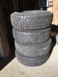 (4) 265/70R16 tires