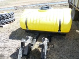 300 gallon poly tank with cradle and front mount tractor brackets