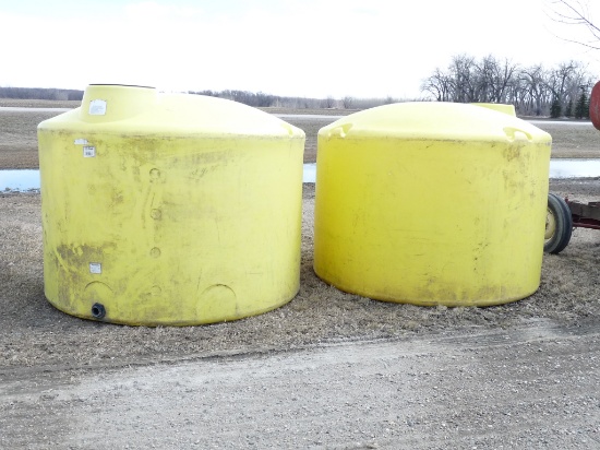 1500 Gallon Poly Tank