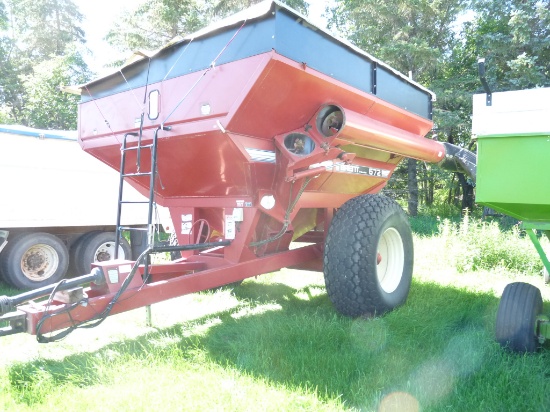 Brent GC 672 PTO Grain Cart with Scale & Roll Tarp