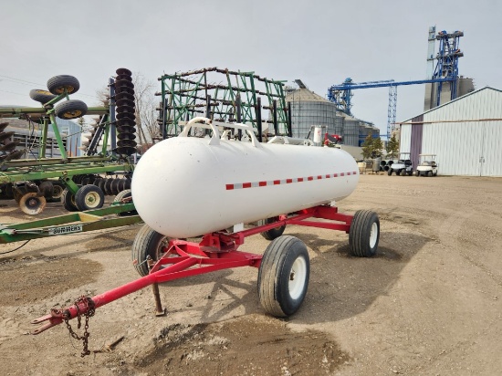 1000 Gal. Ammonia Tank Converted to Fuel Tank