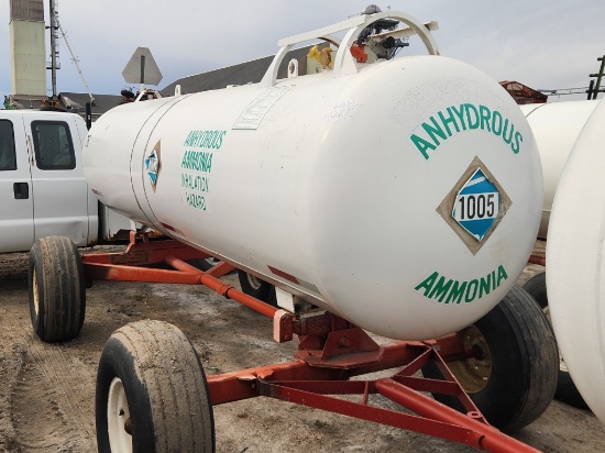 1500 Gal. Ammonia Tank on Trlr.