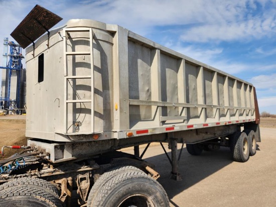 1978 Trail Co 28' Alum. End dump Trailer