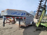 1991 Diamond D 20' 5th Wheel Stock Trailer