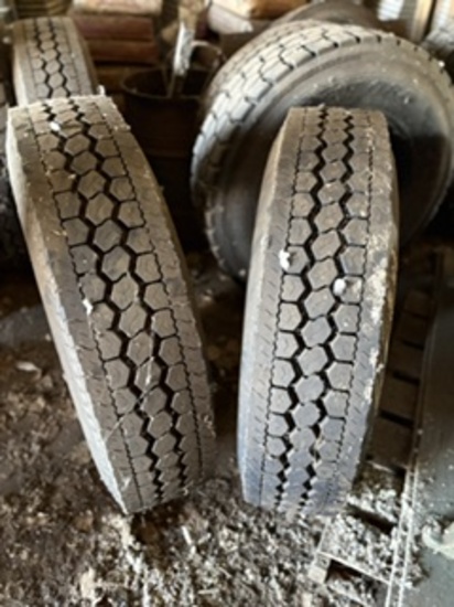 3-New 295/75R 22.5 Truck Tires