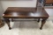Rosewood Sofa Table with Octogan Legs.