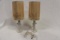 Set of 2 Van Briggle Lamps with Shade. Parakeet Design.