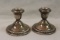 Pair of Sterling Silver Candle Holders.