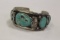 Turquoise and Silver Cuff Bracelet