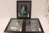 Set of 3 Star Wars Framed Metallic Movie Posters