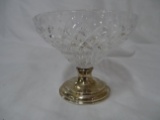 Hawkes Sterling & Crystal  Compote.