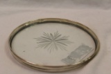 Sterling Silver and Glass Dish