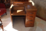 Oak Typewriter Desk