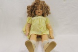 Unmarked Shirley Temple Character Doll
