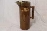 Van Briggle Pitcher Engraved 