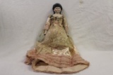 Dolley Madison Reproduction China Shoulder Head Doll