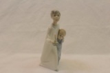 Lladro Figurine Boy and Girl with Candle.