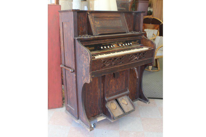 Geo. P. Bent Crown Pump Organ Proxibid