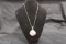 Signed Sterling Necklace w/Pendant - P. A. Smith