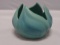 Van Briggle Lotus Flower Bowl, Ming Blue Glaze.