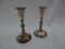 Weighted Sterling Candle Holders, Duchin Creation