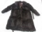 Dyed Rabit Full Length Fur Coat
