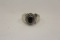 Mens Sterling & Black Onyx Ring