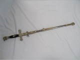 M.C. Lilley & Co Knights Of Columbus Sword with scabbard