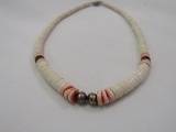 Shell and Sterling Necklace