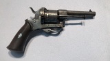 pinfire cartridge pistol made by made by Lefaucheux. 1800s SN#1392