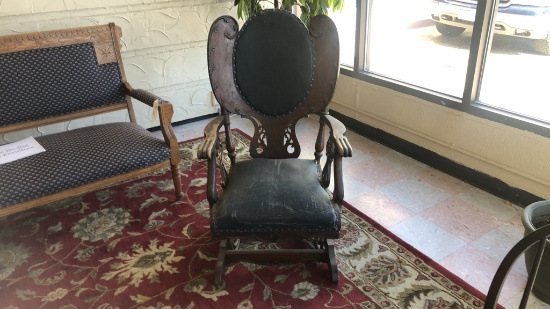 Vintage Platform Rocking Chair