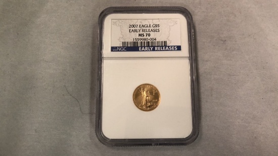 2007 Eagle C$5 gold $5 coin